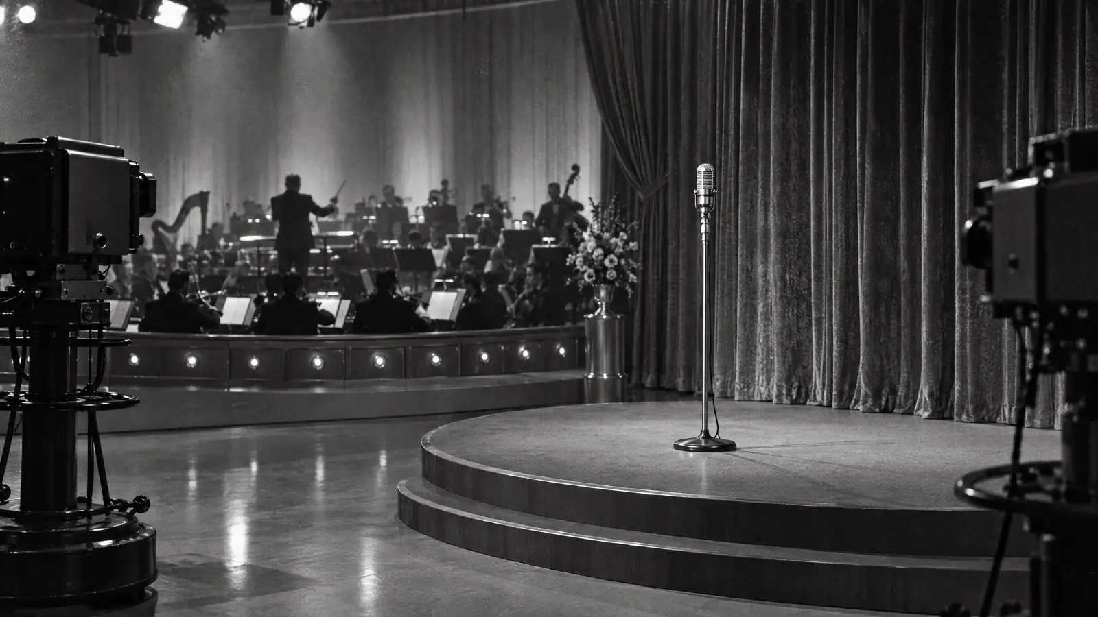 Symbolbild: ESC-Bühne im Stil der 1950er-Jahre