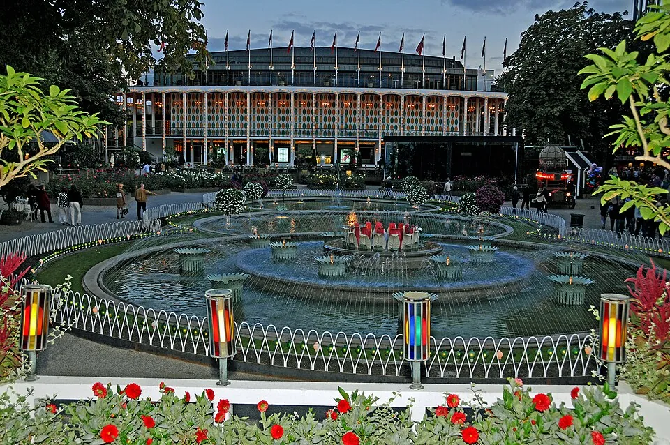 Die Tivoli-Konzerthalle in Kopenhagen, Austragungsort des ESC 1964